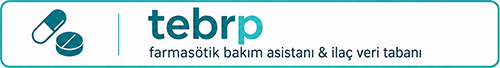 TEBRP Farmasötik Bakım Asistanı ve İlaç Veritabanı